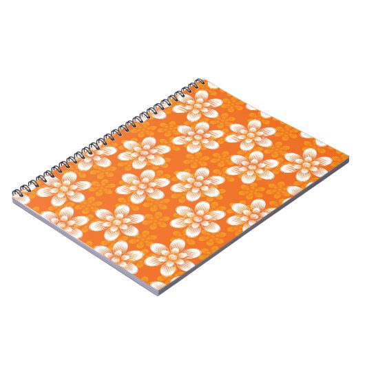 Carnet Motif de fleurs (Côté gauche)