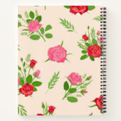Carnet Motif de fleurs (Dos)