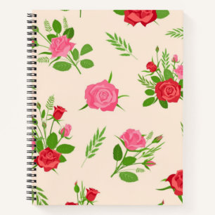 Carnet Motif de fleurs