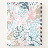 Carnet Motif de fleurs (Dos)