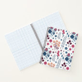 Carnet Motif de fleurs (Intérieur)