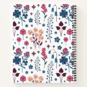 Carnet Motif de fleurs (Dos)