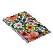 Carnet Motif de fleurs (Côté Droit)