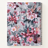 Carnet Motif de fleurs (Dos)