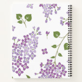 Carnet Motif de fleurs (Dos)