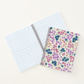 Carnet Motif de fleurs (Intérieur)