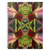 Carnet Motif de fleurs bananes (Devant)