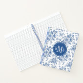 Carnet Motif de fleurs bleues (Intérieur)