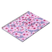 Carnet Motif de fleurs de cerisiers (Côté gauche)