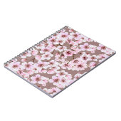 Carnet Motif de fleurs de cerisiers (Côté gauche)