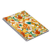 Carnet Motif de fleurs de champignons Super rétro (Côté Droit)
