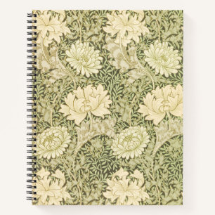 Carnet Motif de fleurs de Chrysanthemum (par William Morr