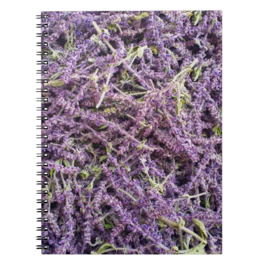 Carnet Motif de fleurs de lavande (Devant)