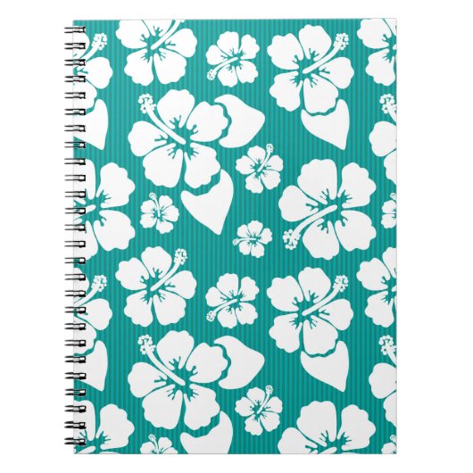 Carnet Motif de fleurs d'Hibiscus (Devant)