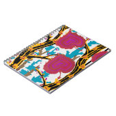 Carnet Motif de fleurs esthétique (Côté gauche)