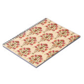 Carnet motif de fleurs mughless transparent (Côté gauche)