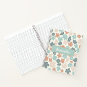 Carnet Motif de fleurs pastel retro Boho (Intérieur)