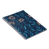 Carnet motif de fleurs rétro (Côté Droit)