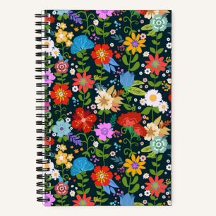 Carnet Motif de fleurs sans soudure Ditsy-13554