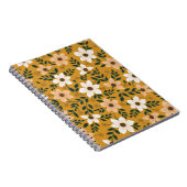 Carnet motif de fleurs traditionnel transparent (Côté Droit)