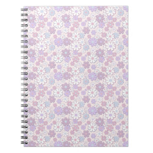 Carnet Motif de fleurs Y2K