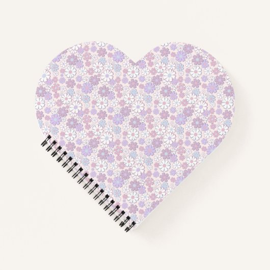 Carnet Motif de fleurs Y2K (Devant)