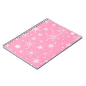 Carnet Motif de flocon de neige	 (Côté gauche)