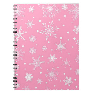 Carnet Motif de flocon de neige