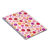 Carnet Motif de floraisons colorées (Côté Droit)