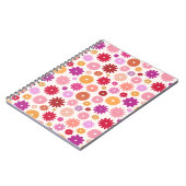 Carnet Motif de floraisons colorées (Côté gauche)