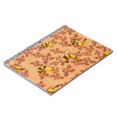 Carnet Motif de fond d'abeille mignon (Côté gauche)