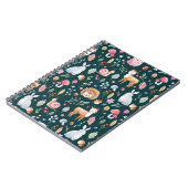 Carnet Motif de forêt de fées à l'aquarelle pour enfants (Côté gauche)