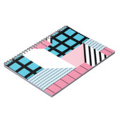 Carnet Motif de formes géométriques transparente. (Côté gauche)