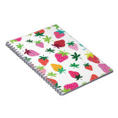 Carnet Motif de fraises (Côté Droit)