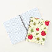 Carnet Motif de fraises (Intérieur)