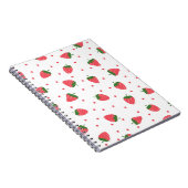 Carnet Motif de fraises (Côté Droit)