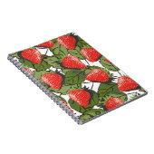 Carnet Motif de fraises (Côté Droit)