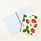 Carnet Motif de fraises (Intérieur)