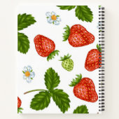 Carnet Motif de fraises (Dos)
