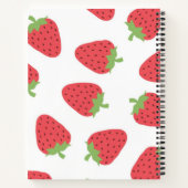 Carnet Motif de fraises (Dos)