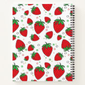Carnet Motif de fraises (Dos)