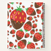 Carnet Motif de fraises (Dos)