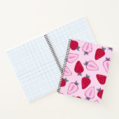 Carnet Motif de fraises (Intérieur)