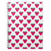 Carnet Motif de framboise fruit baie (Devant)