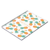 Carnet Motif de fruit d'ananas moderne (Côté gauche)