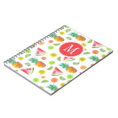 Carnet Motif de fruit glacé d'aquarelle (Côté gauche)