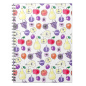 Carnet Motif de fruits (Devant)
