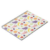 Carnet Motif de fruits (Côté gauche)