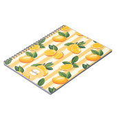 Carnet Motif de fruits d'agrumes avec Feuilles verts (3) (Côté gauche)