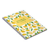 Carnet Motif de fruits d'agrumes de citron d'été (Côté Droit)